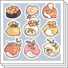 Sushi Doodles