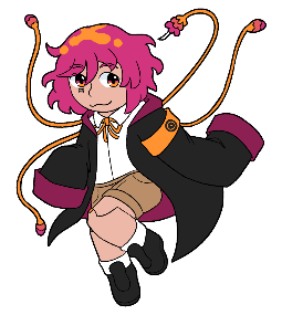 Clover posing cutely with their tentacles out