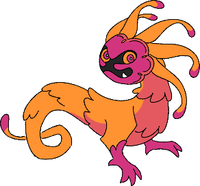 demon Clover, with one leg jauntily raised